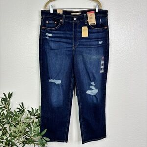 NWT LEVI'S Ribcage Straight Ankle Jeans - 16W